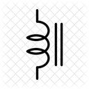 Nucleo De Ferro Indutor Ícone