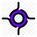 Atom Nucleus Core Icon