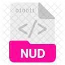 Nud Archivo Formato Icono