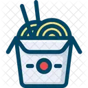 Nudeln Orientalisch Schnell Symbol