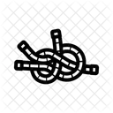 Hoja Curva Nautica Icono