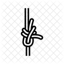 Hoja Curva Nautica Icono