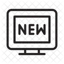 Nuevo Pantalla Digital Icono