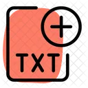 Nuevo Archivo Txt Archivo Txt Agregar Archivo Txt Icon