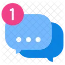 Chat Plano Nuevo Icono