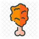 Nuggets Chicken Snack Icon