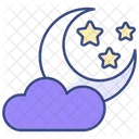 Nuit Etoilee Nuit Lune Icon