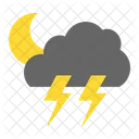 Nuit Nuageuse Et Orageuse Previsions Meteo Meteo Locale Icône