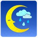 Nuit Nuage Pluie Icon