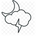 Meteo Nuageux Ensoleille Icône