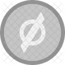 Null Symbol Education Icon