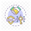 Zero-Knowledge-Beweise  Symbol