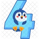 4 Alphabet Letter Icon