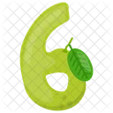 Number 6 Counting Digit Icon