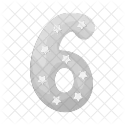 Number 6  Icon