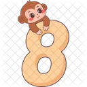 Number 8 Letter Font Icon