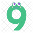 Number 9  Icon