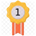 Number Badge Winner Stamp Icon