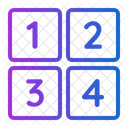 Block Number Education Student Icon