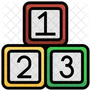 Number Blocks  Icon