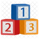 Number blocks  Icon