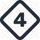 Number four  Icon