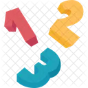 Number Blocks Educational Icon