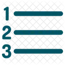 Number List Icon