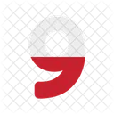 Number Nine  Icon