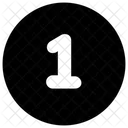 Number One One Coin Currency Coin Icon