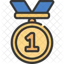 Number One Medal  Icon
