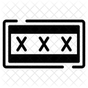Number Plate  Icon
