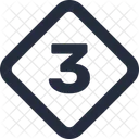 Number three  Icon