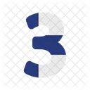 Number Three  Icon