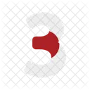 Number Three  Icon