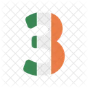 Number Three  Icon