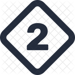 Number Two Icon Of Line Style Available In Svg Png Eps Ai Icon Fonts