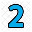 Number Two  Icon