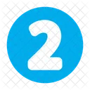 Two Number Two Mathematics Icon