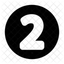 Number Two  Icon