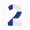 Number Two  Icon