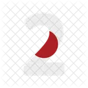 Number Two  Icon