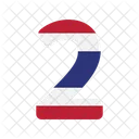 Number Two  Icon