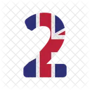 Number Two  Icon