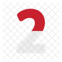 Number Two  Icon