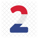 Number Two  Icon