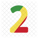 Number Two  Icon