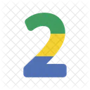 Number Two  Icon