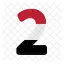 Number Two  Icon