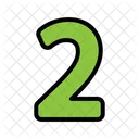 Two Number Two Mathematics Icon